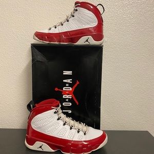 Air Jordan 9 ‘white gym red’